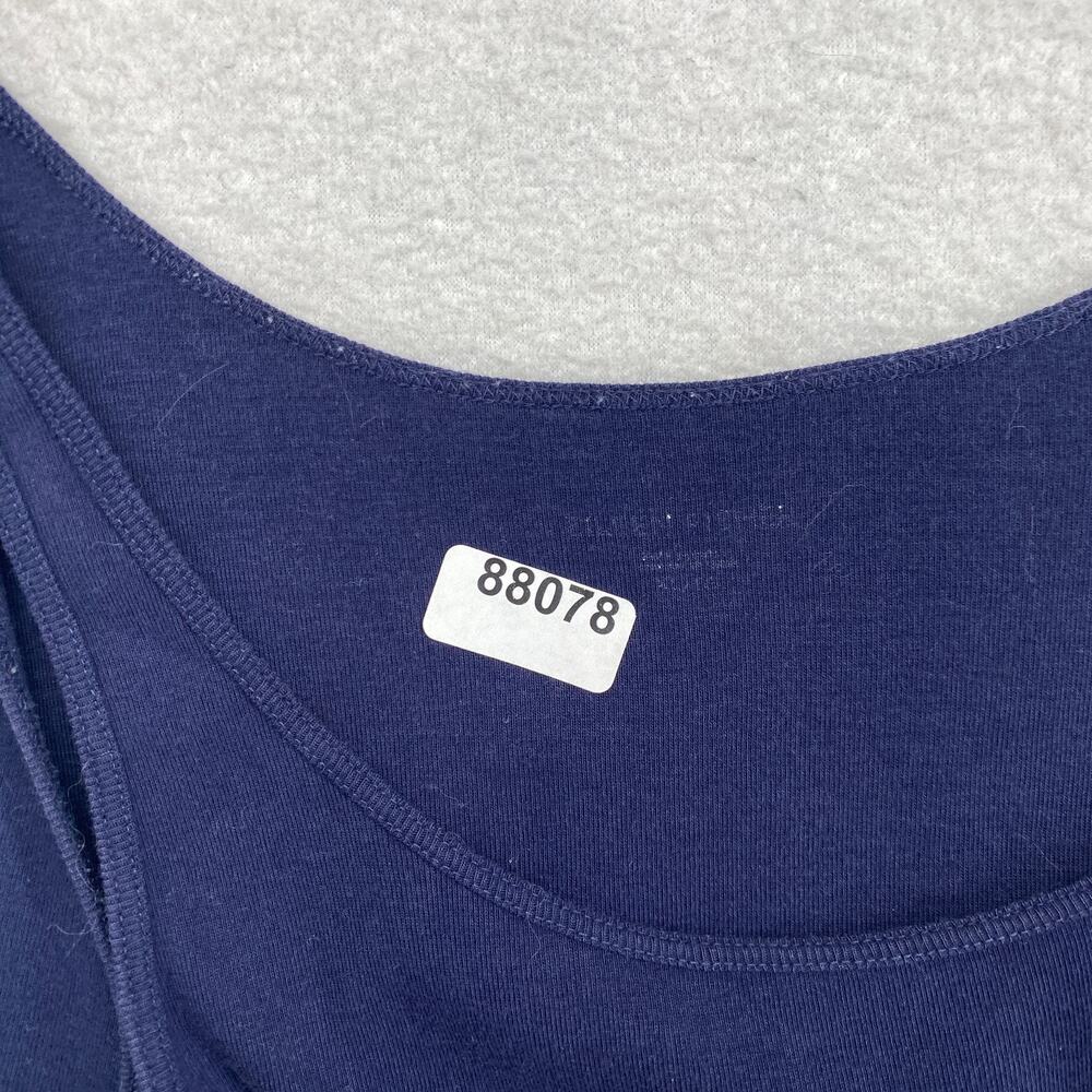 EILEEN FISHER Tank Top 1X Organic Cotton Ribbed Jersey Cami Scoopneck Shell Blue - Picture 10 of 10